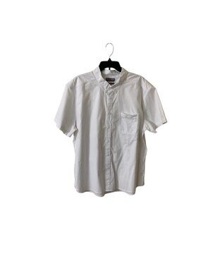 Falls Creek White Short Sleeve Button-Down Pocket Shirt